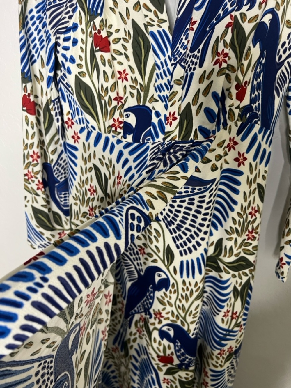 FARM RIo Macaw Flight" Maxi Dress by the Brazilian  size Large - Picture 7 of 12